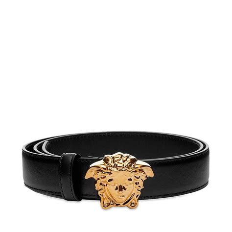 versace brown belt|versace medusa belt all black.